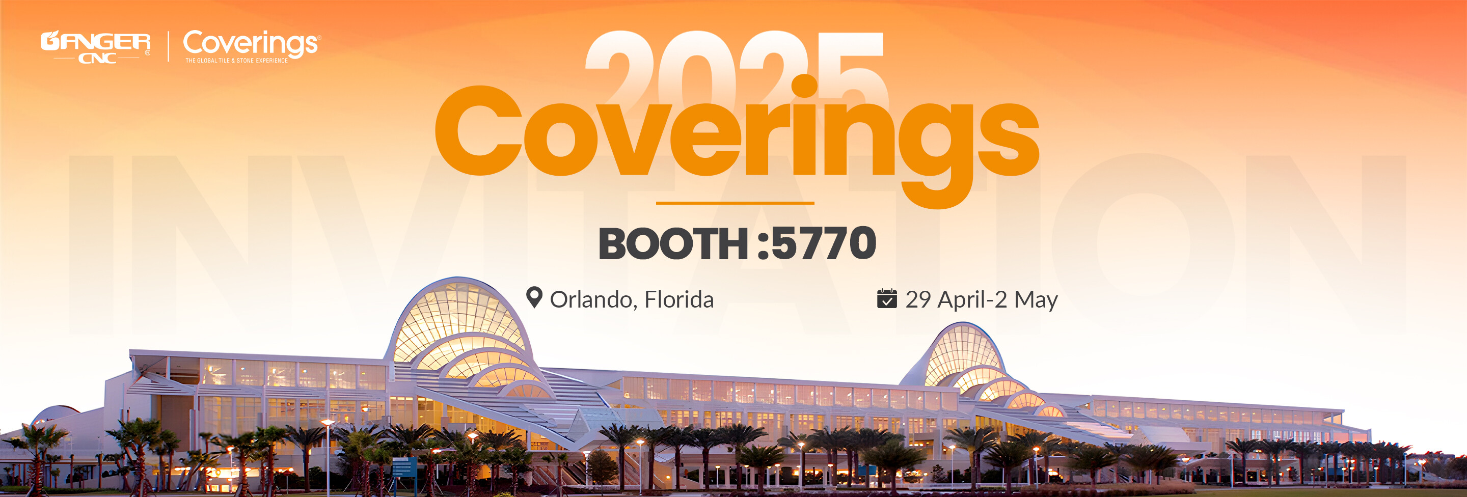 GANGER CNC присоединяется к 2025 Coverings GANGER CNC присоединяется к 2025 Coverings
