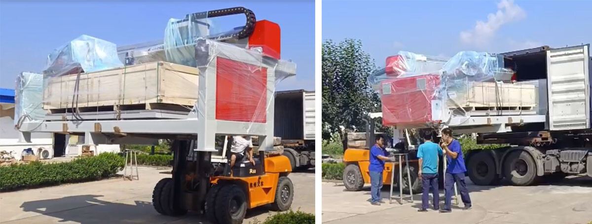 5 Axis Stone Cutting Machine GQ-3220D Shipping To UAE