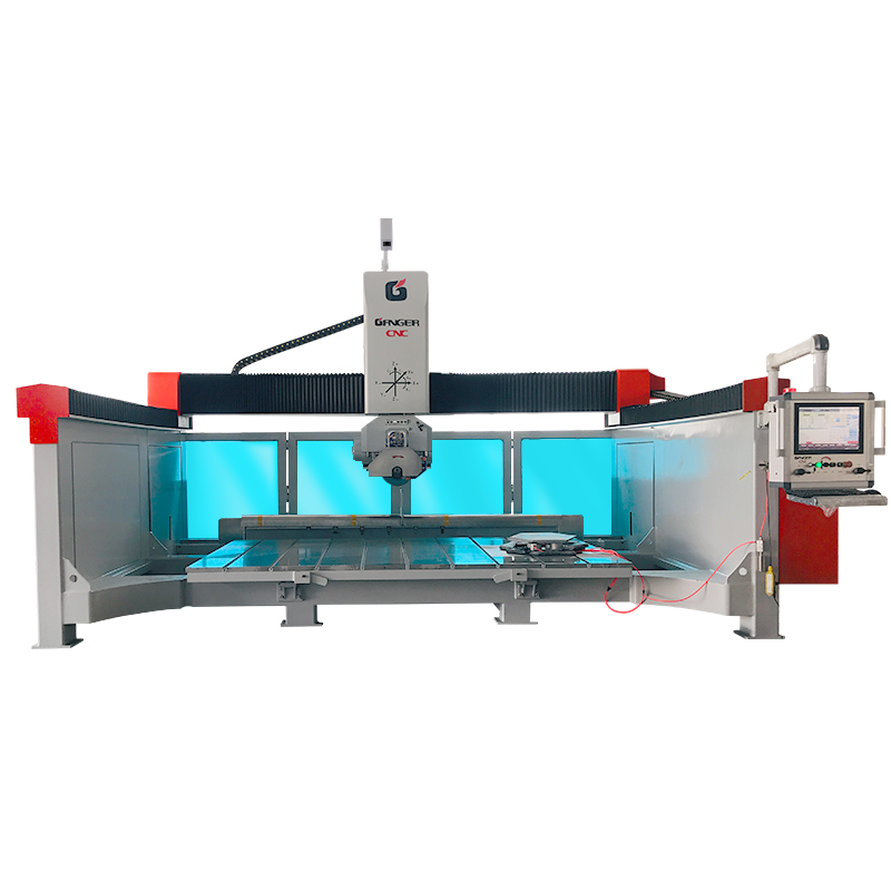Sierra de puente de 5 ejes GQ-3220DST (5+1, con ATC)