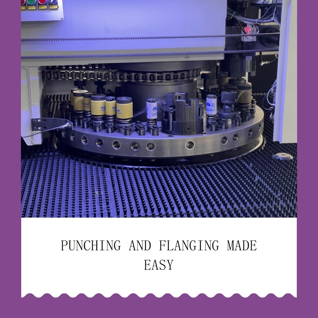 Как обеспечить качество пробивки и отбортовки на револьверном координатно-пробивном станке с ЧПУ?