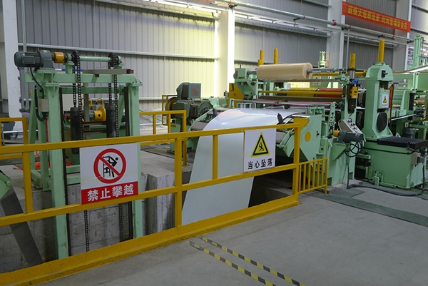 Участок нанесения цветного покрытия