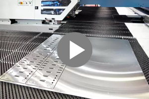 Дисплей обработки револьверного дыропробивного станка с ЧПУ