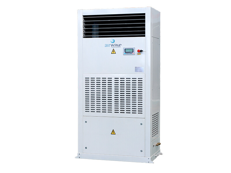 Unidad / sistema de separación de conductos de aire vertical