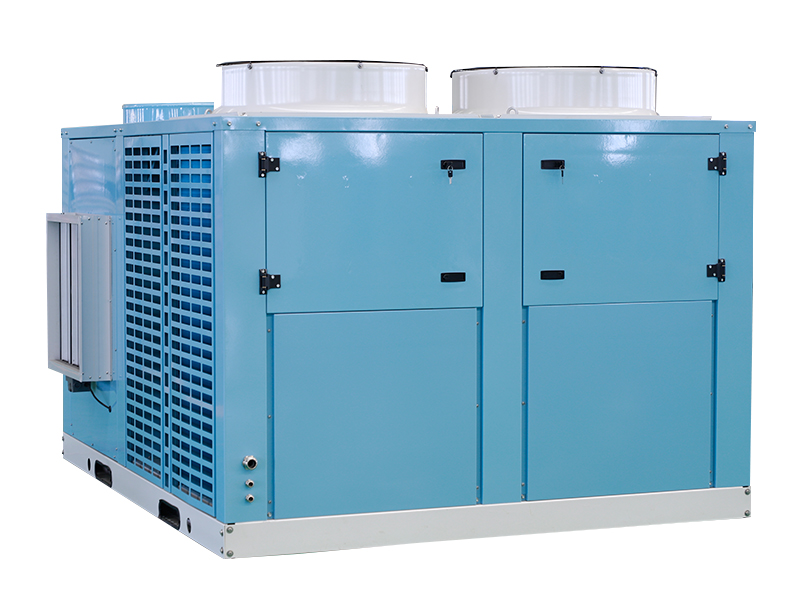 Unidad empaquetada en la azotea