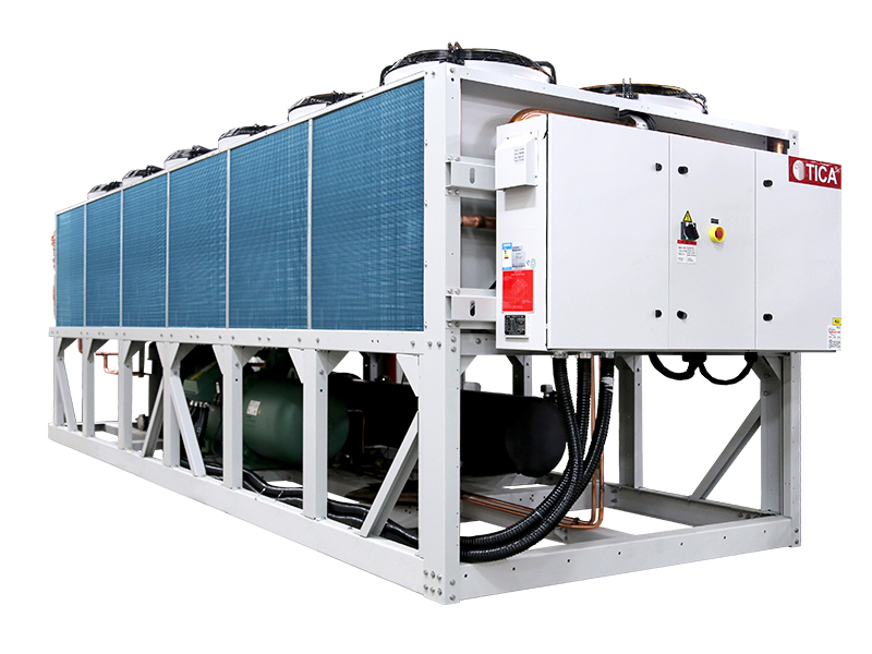 Enfriador de agua refrigerado por aire y bomba de calor