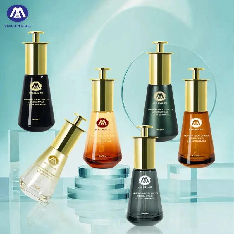 30 ml 40 ml conical glass dropper bottle for essential oil 