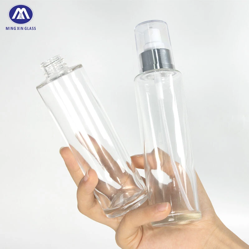 120Ml Easy Screw Cap Clear Essential Oil Glass Spray Bottle Glass
