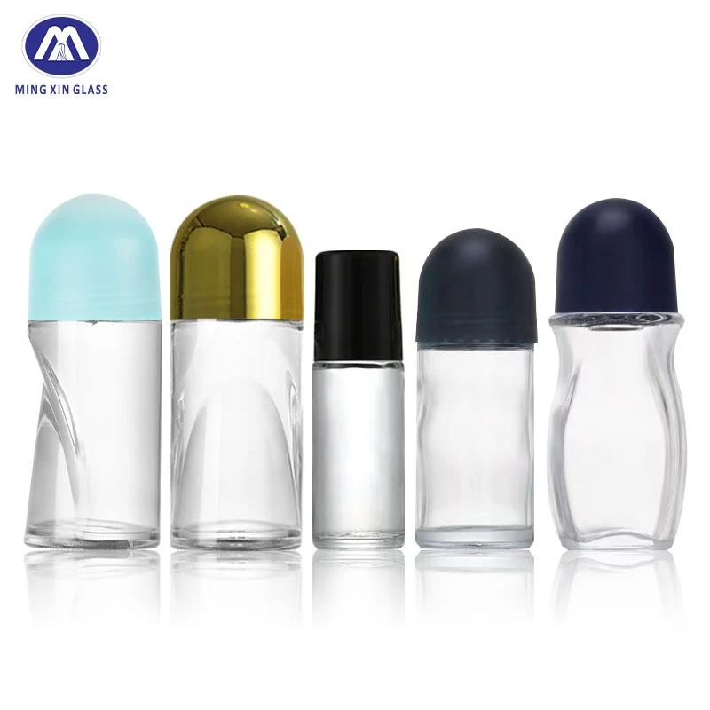 Underarm Roll On Oil Glass Bottle Roller Bottles 50Ml