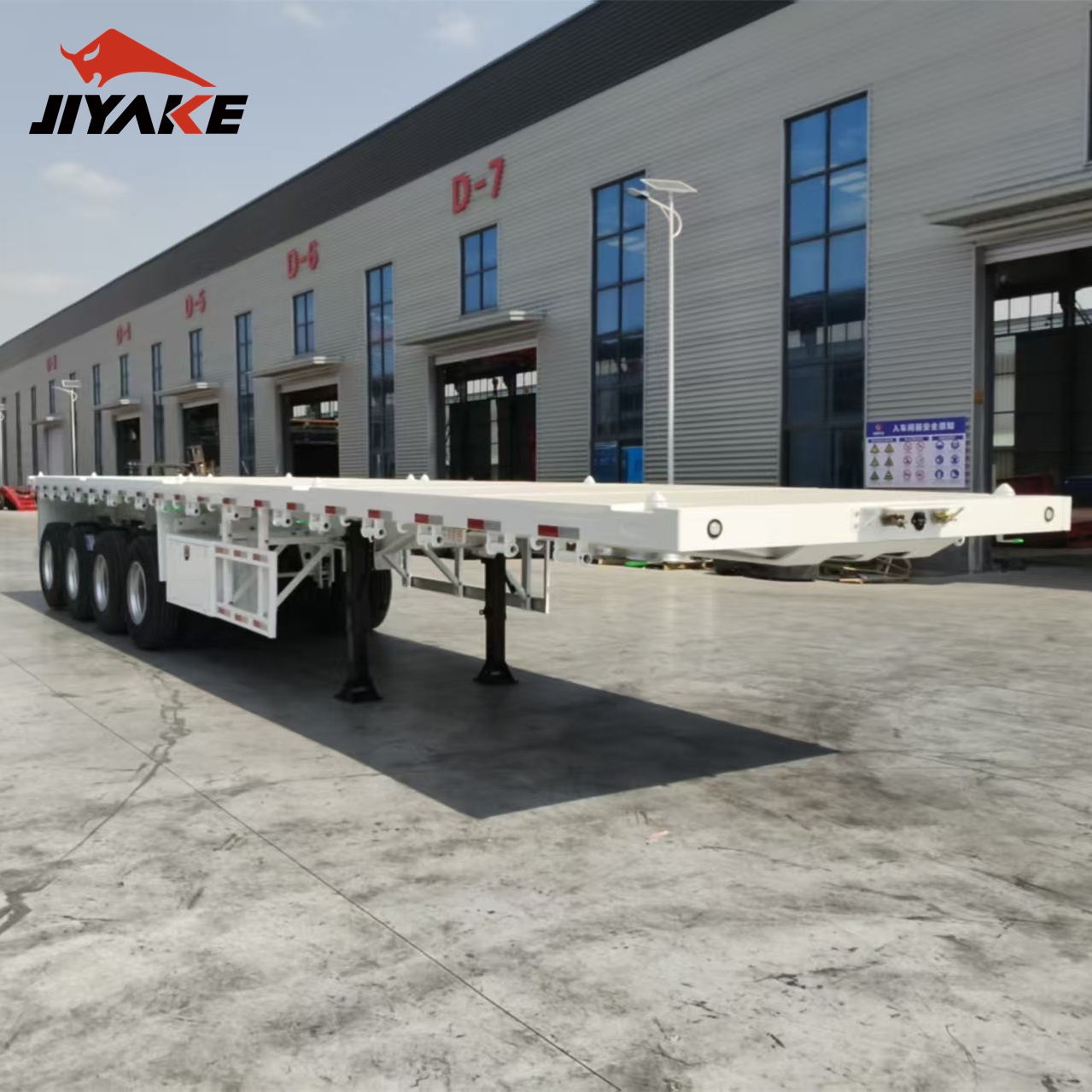 Remolque de plataforma de 4 ejes
