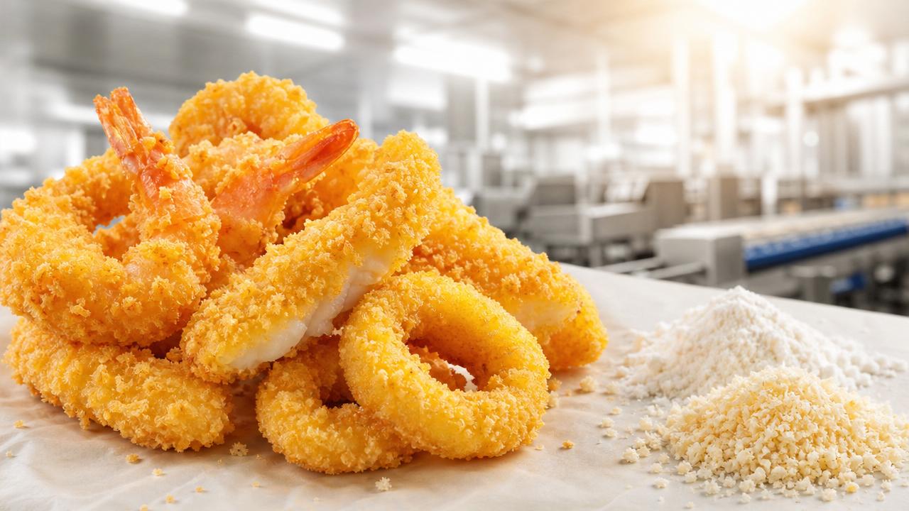 Хрустящая панировочная смесь для морепродуктов: руководство по текстуре