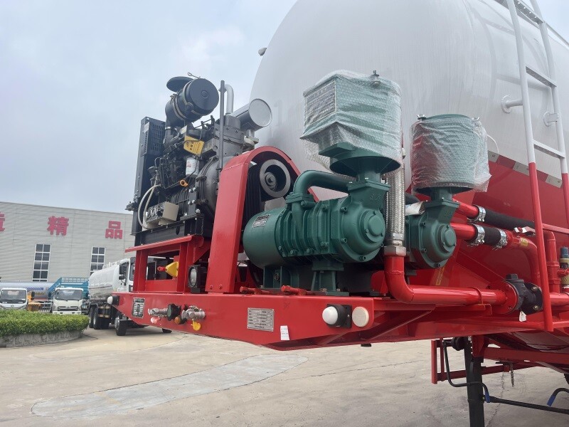 Полуприцеп-цистерна для перевозки цемента навалом 60 тонн