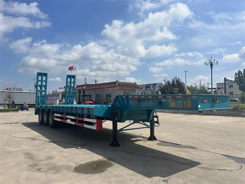Полуприцеп 60T с низкой кроватью
