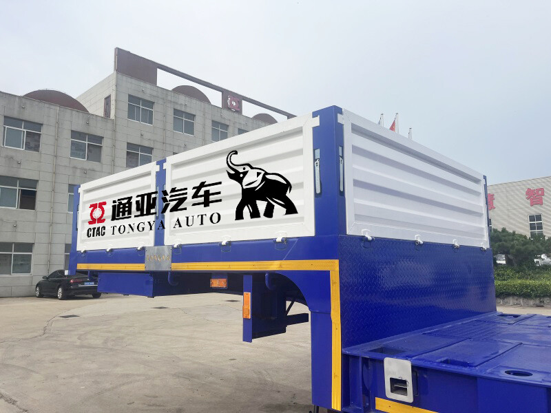 Полуприцеп с низкой платформой 80T