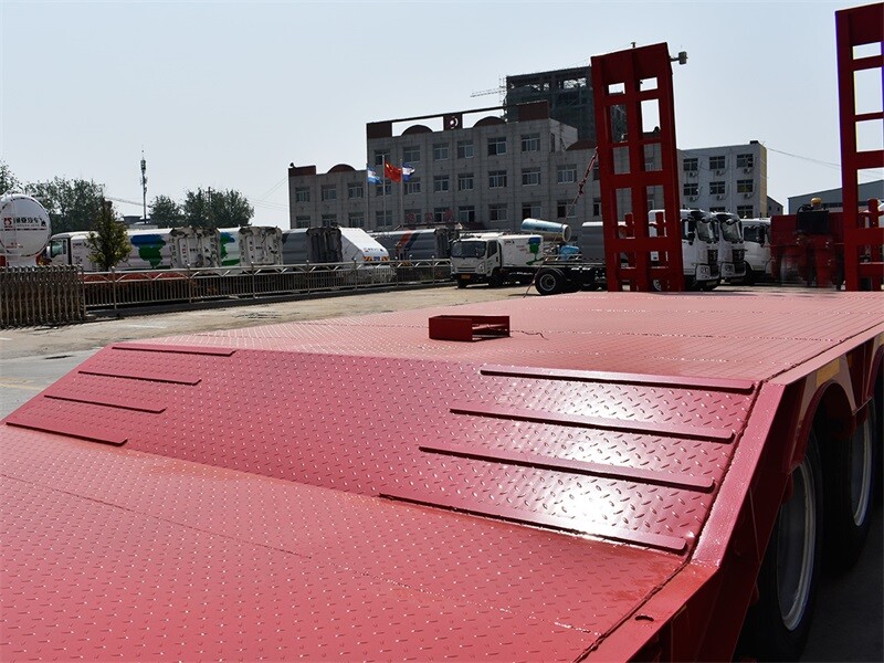 Низкорамный полуприцеп с низкой загрузкой