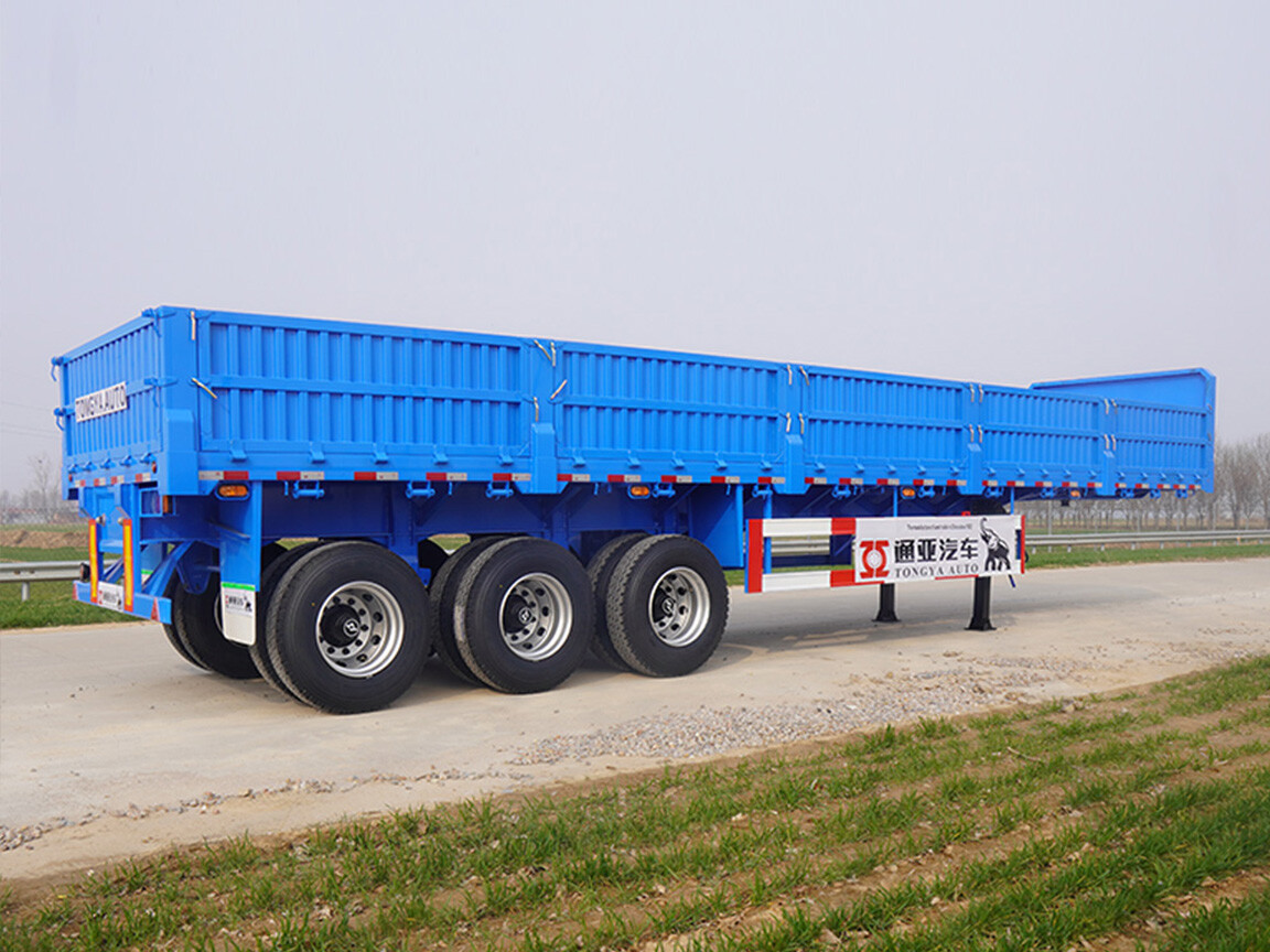 Полуприцеп с боковыми стенками