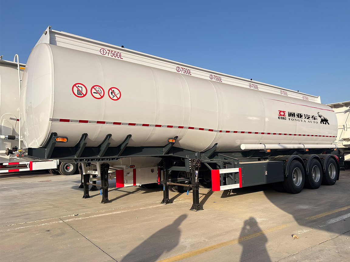 Алюминиевый топливный полуприцеп-цистерна