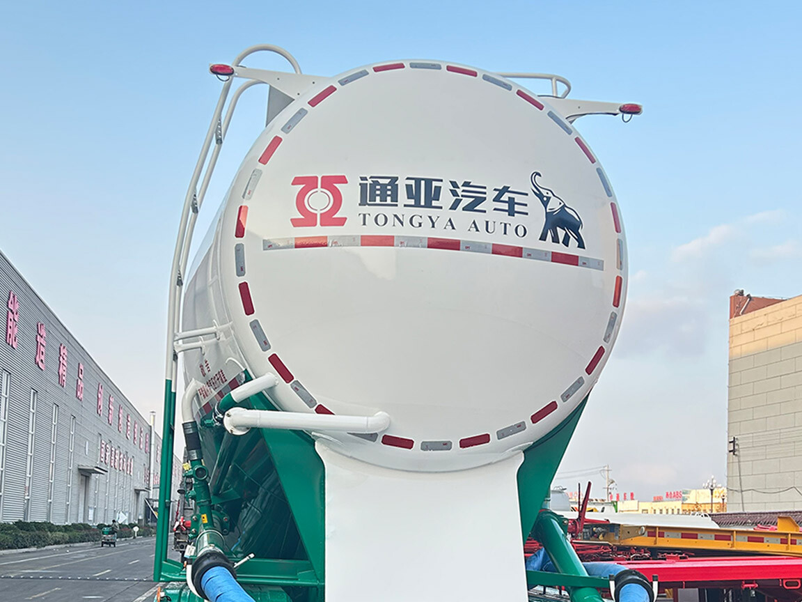 Semirremolque cisterna de cemento a granel de 3 ejes