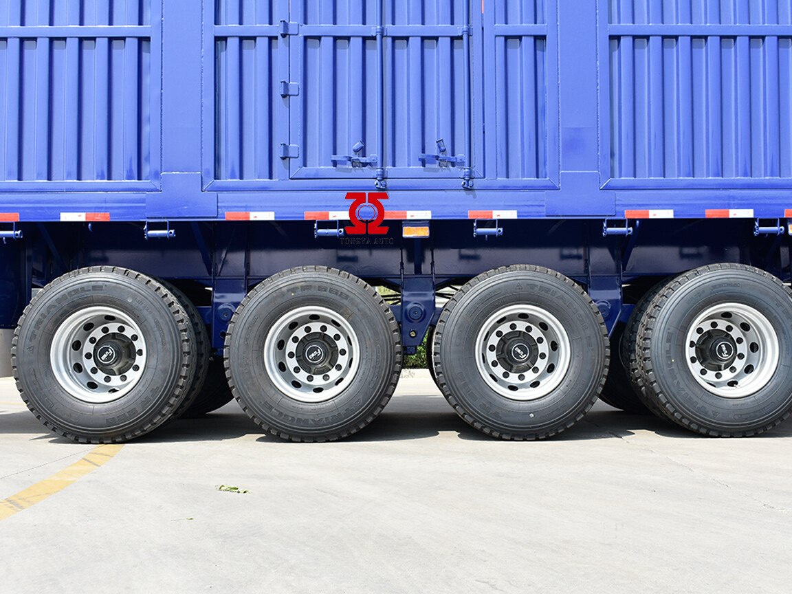 SEMIRREMOLQUE VALLA DE TRANSPORTE DE CARGA A GRANEL DE 4 EJES