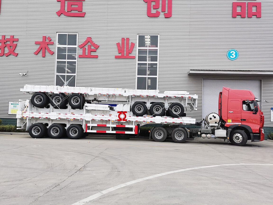 50T SEMIRremolque de pared lateral con cierre TWIST LOCK