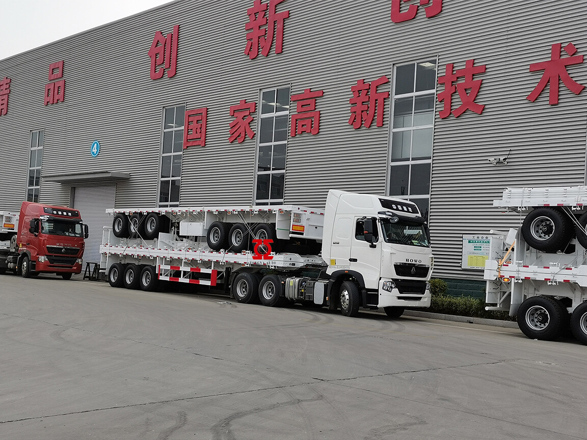 50T SEMIRremolque de pared lateral con cierre TWIST LOCK