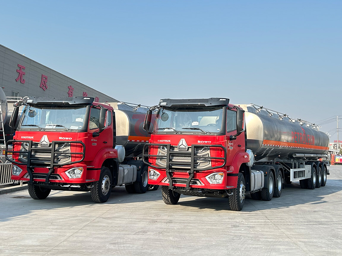 Próximamente se enviará al extranjero un semirremolque cisterna de petróleo de aleación de aluminio de nueva producción