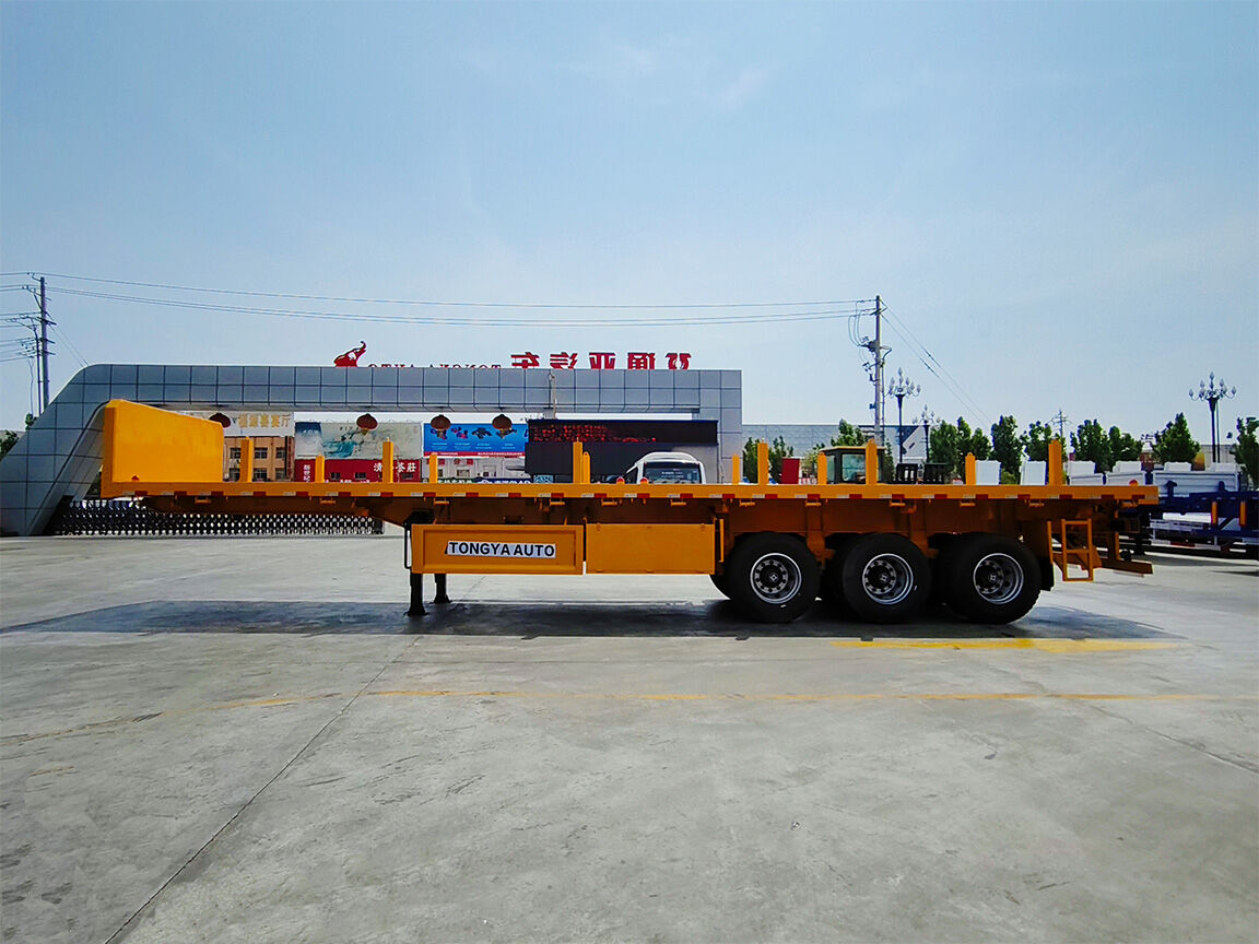 Tongya Automobile Co., Ltd --Side Dump Flatbed Semi Trailer