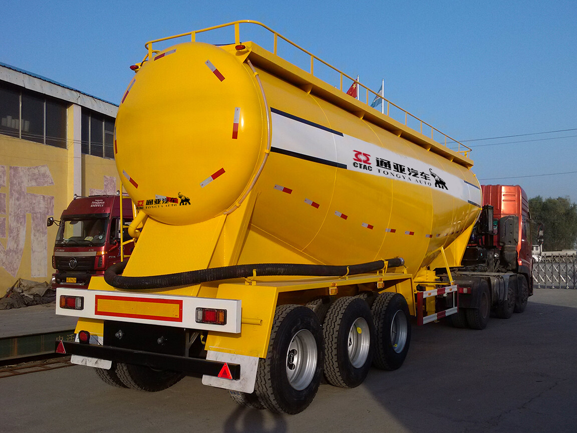 3 Eje Transportador de Polvo Semi Remolque en Venta