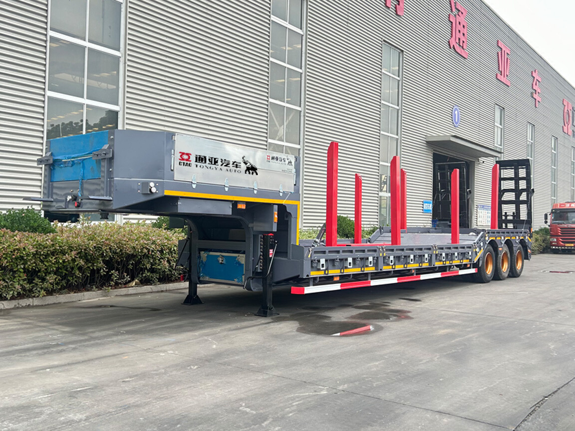 lowbed semi trailer