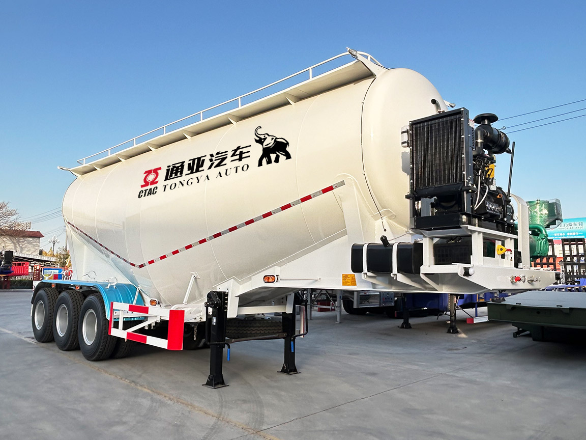 Semirremolque cisterna de cemento a granel de 3 ejes y 40T