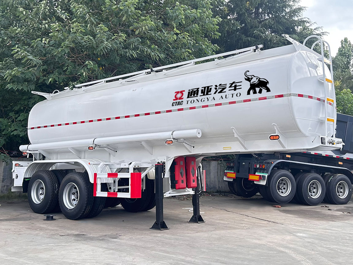 Semirremolque cisterna de combustible de 2 ejes y 20 000 litros