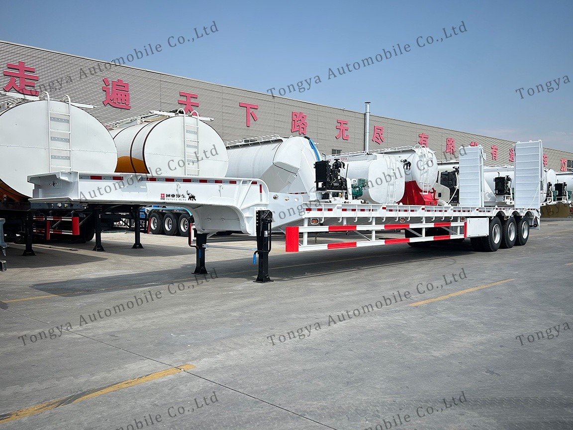 lowbed semi trailer Qué es un semirremolque de cama baja: todo lo que desea saber
