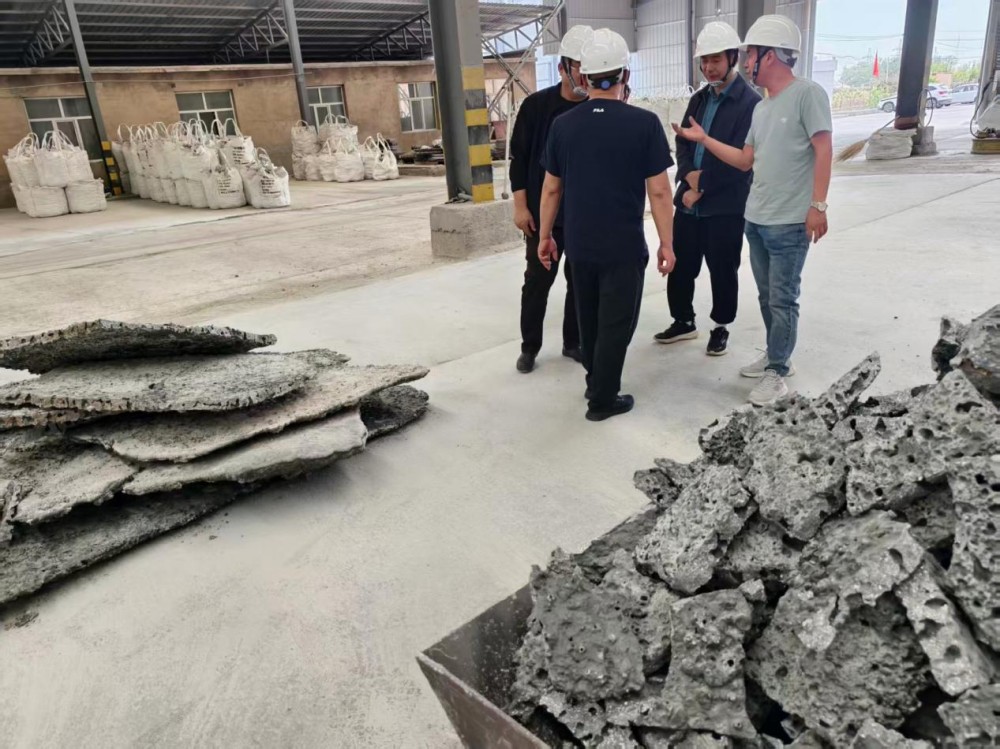 Profundizar los intercambios industriales y promover el desarrollo coordinado — El Grupo Shandong Iron and Steel visita la planta de aleación de Mongolia Interior de la empresa Delifu, perteneciente al Grupo Feng'erda, para inspección e investigación