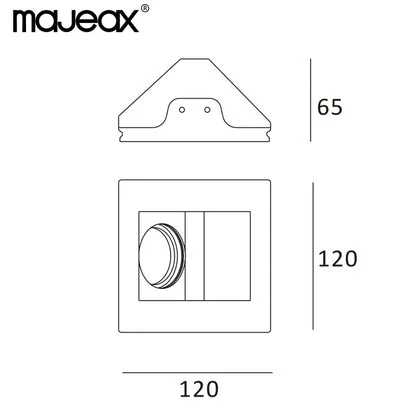 MC-9229 Gypsum Trimless Ceiling Lamp