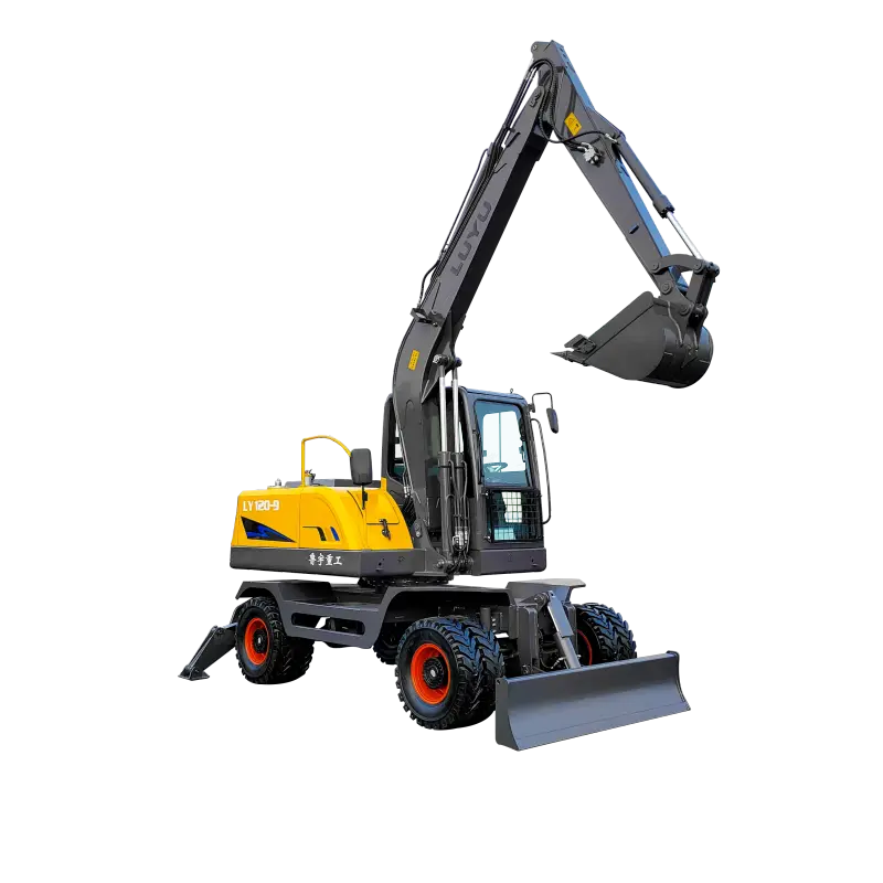 LY135Z Wheeled Excavator-China Luyu Machinery