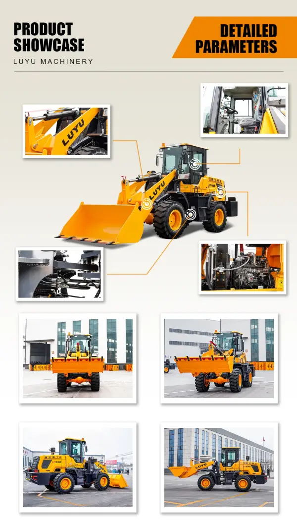 2Ton Mini Wheel Loader LY938 wheel loader-China Luyu Machinery