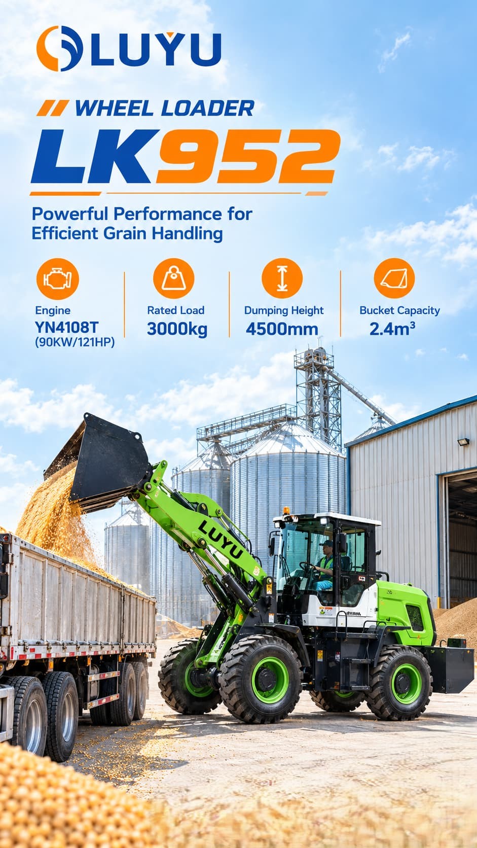 Grain Loader Specifications LK952