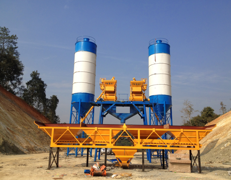 Бетоносмесительный узел JS750