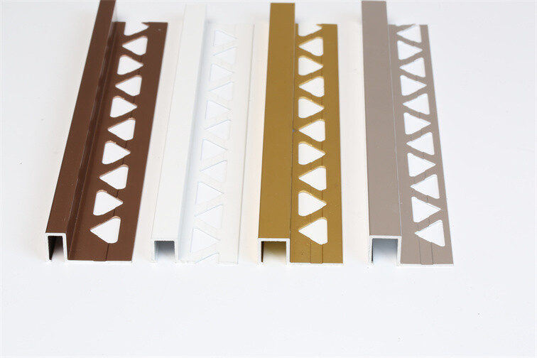 Tile square corner edge strip