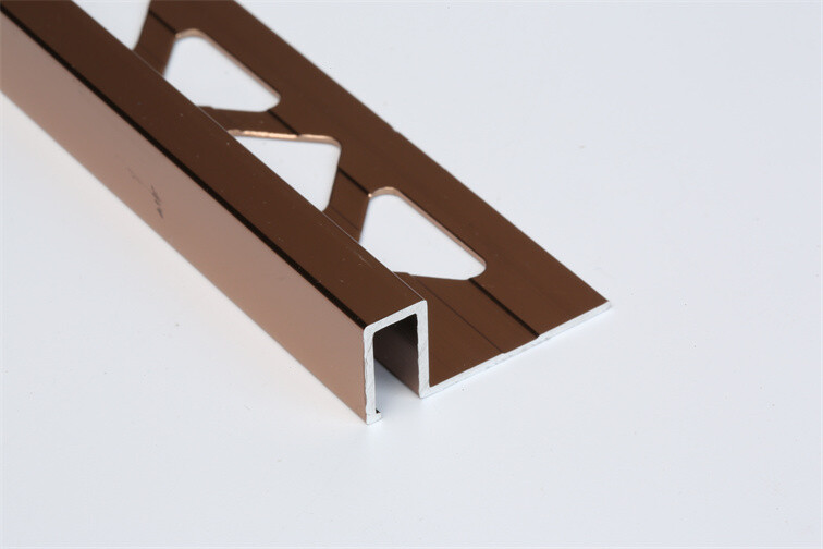 Tile square corner edge strip
