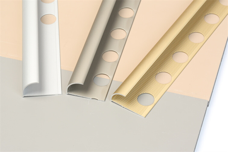 Tile arc opening edge-closing strip