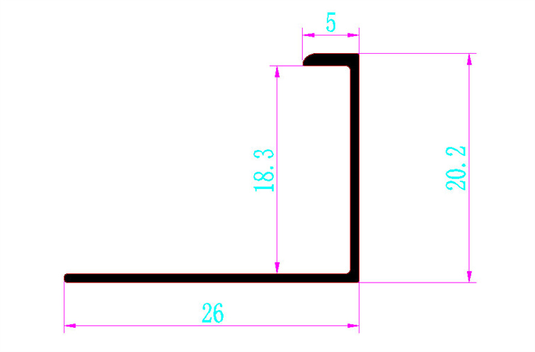 Fishbone c-shaped necking strip