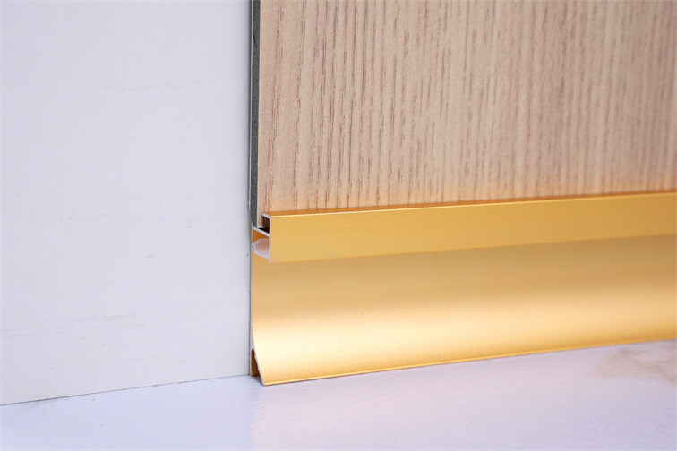 Wall panel embedded with lamp belt skirting line