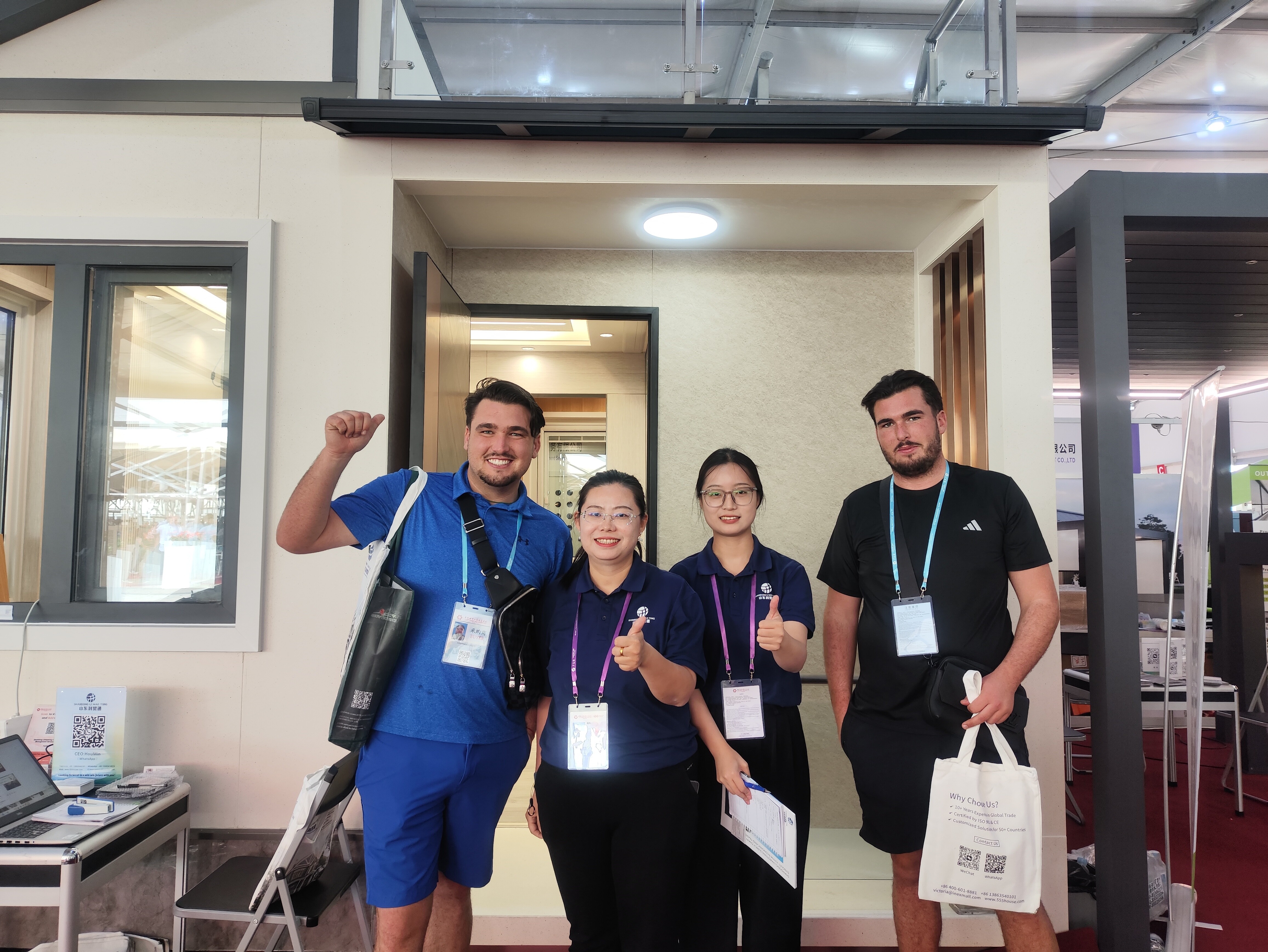 Lo más destacado de la Feria de Cantón: Las habitaciones prefabricadas modelo vivienda de nuestra empresa son muy solicitadas por los compradores mundiales