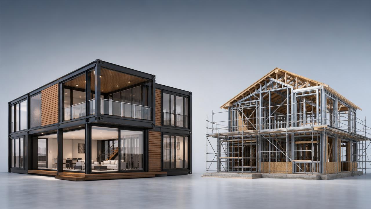 Villas prefabricadas vs viviendas tradicionales: Costo y tiempo de construcción