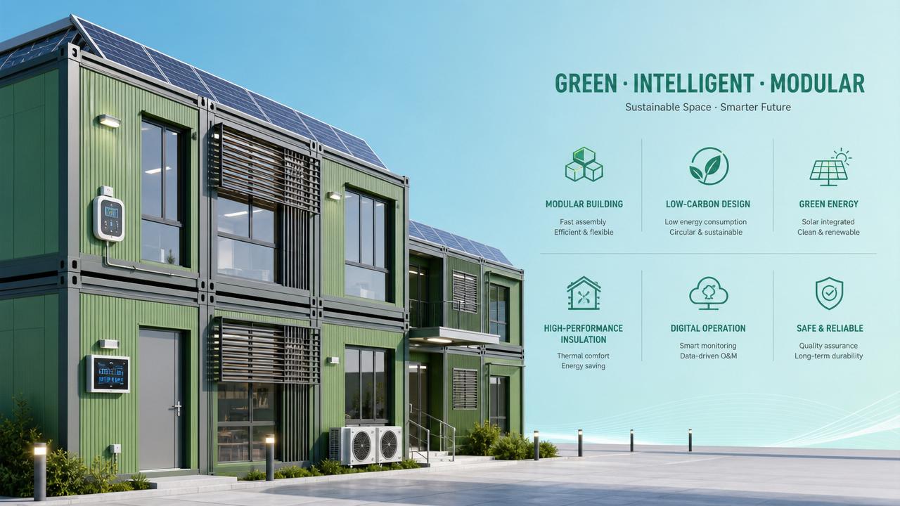 Tendencias de 2026 en nuevos edificios prefabricados ecológicos e inteligentes