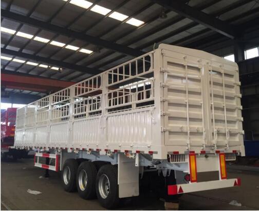 SHACMAN 3-осный полуприцеп с бортовой платформой