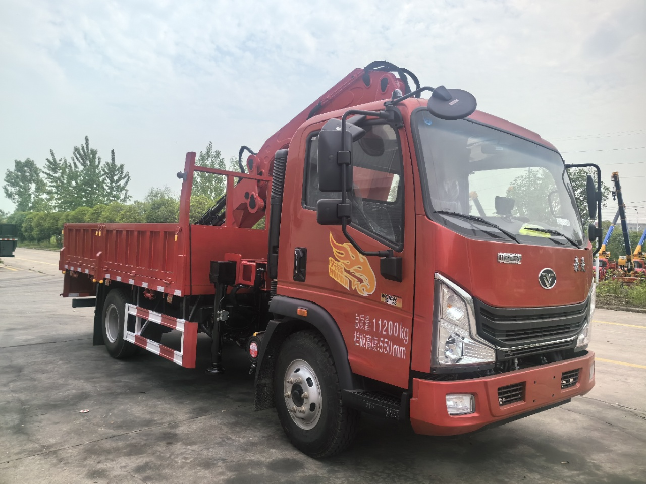 Автокран со складной стрелой 6.3TON