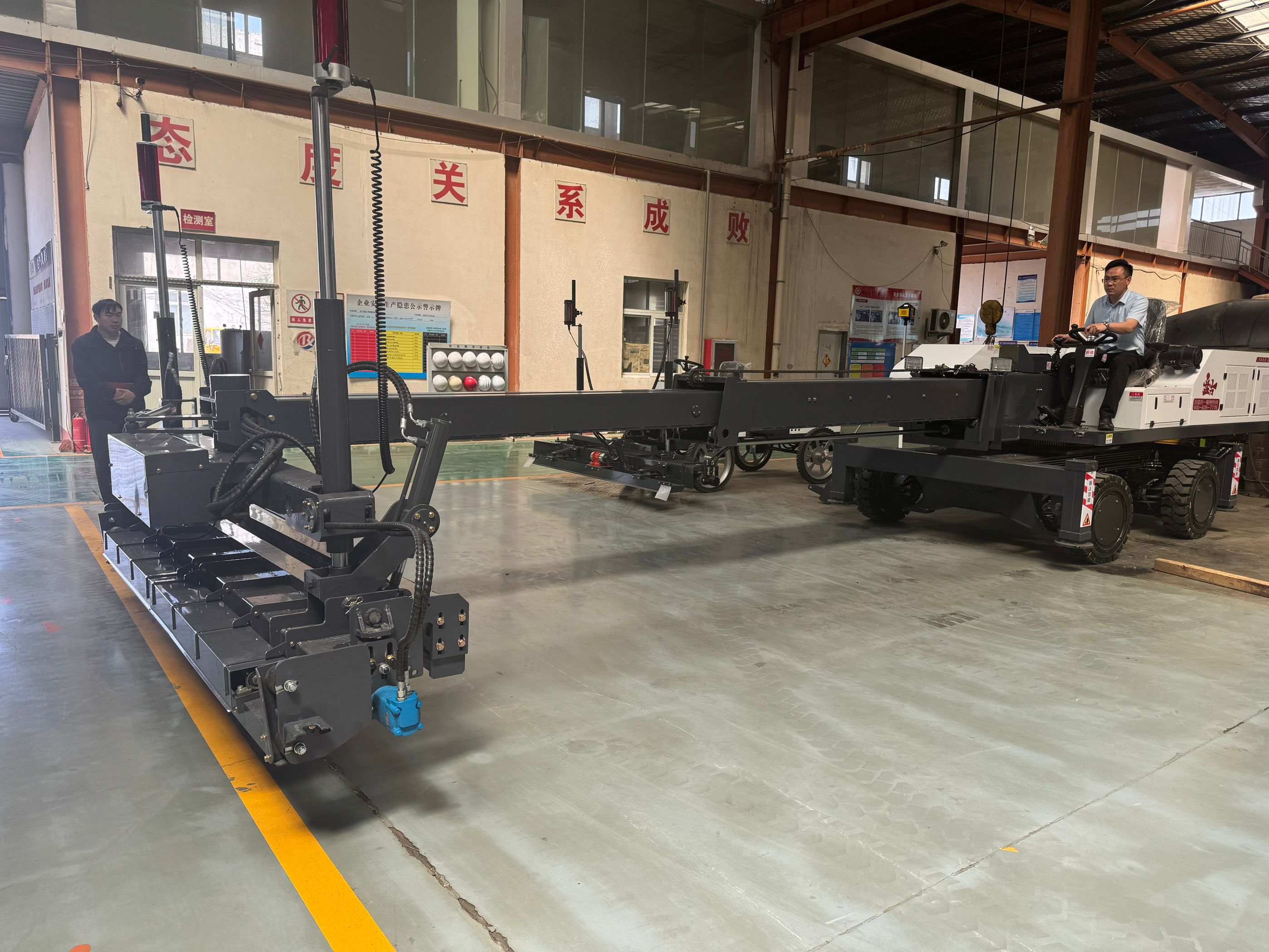 Бетон телескопическая рука лазерный нивелир машина загрузки