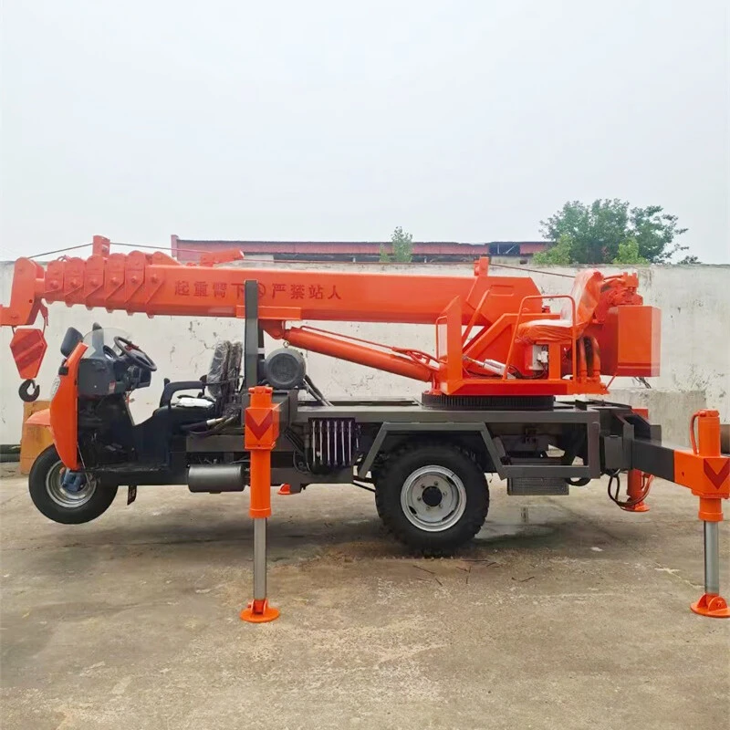 Tabla de configuración de la grúa triciclo de 25 CV