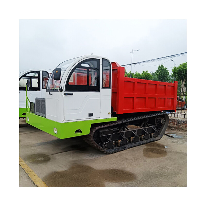 Camión volquete sobre orugas 10t